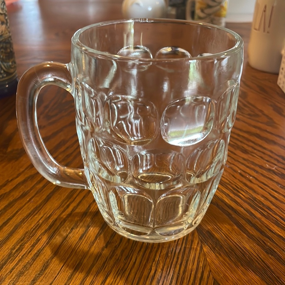 Clear Thick Glass Mug